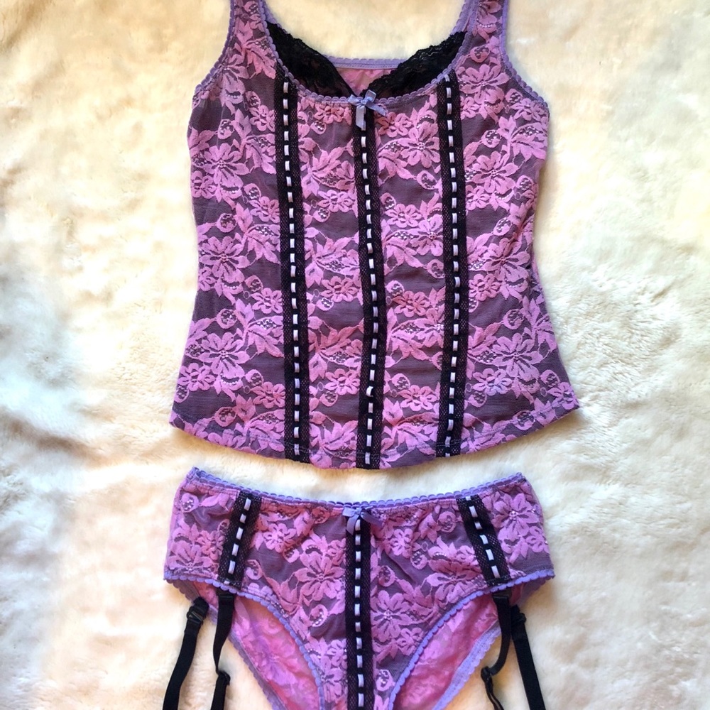 NWOT Lace Bra and Pantie Sleep Set